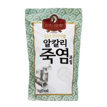 [사은품 건강간식 증정] (주)인산가 정품 프리미엄 알칼리 죽염 과립 1Kg+ 홍삼애크런치(49g) /인산죽염, 1000g, 1kg, 2개