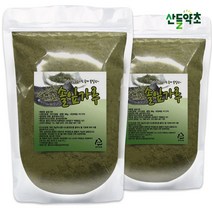 솔잎가루 300g 소나무잎분말 100% 국산 푸른 솔잎으로 분말, 2개