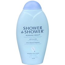 Shower To 파우더 368.5g(13온스) 모닝 프레시 (2팩) 4670602842, Fresh_13 Ounce (Pack of 5)