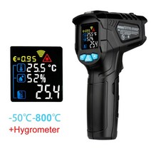 열화상 카메라 열감지 스마트폰열화상카메라 비접촉식 적외선 디지털 레이저 온도계 -50 ~ 800C 고온계 고, 03 IR01D
