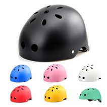 킥보드 자전거 헬멧, 흰색, 무광, M size(머리 둘레 54~57cm)