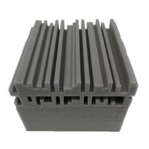 실내방음벽 가정용 아파트 방음벽 차음재 차음판 1224pcs 25x25x5cm KTV 소음 흡수 폼 타일 웨지 스튜디오 어쿠스틱 패널 사운드 방음 벽, 24 PCS, gray