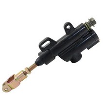 범용 오토바이 모터바이크 풋 브레이크 리어 마스터 실린더 유압 펌프 80%, 검은색