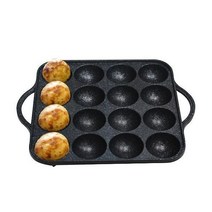 민트딜 간식 홈메이드 문어빵 타코야끼 팬 16구 후라이팬, 상세 설명 참조