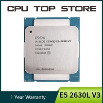 CPU 인텔제온 E5 2630LV3 V3 프로세서 8 코어 1.80GHZ 20MB 22nm LG 호환 호환A 20113 CPU, 단일옵션