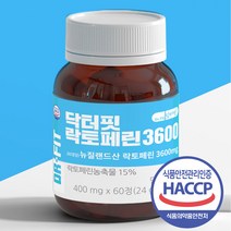 닥터핏 더핏 이중코팅 고함량 락토페린 60정, 400mg x 60정, 4개