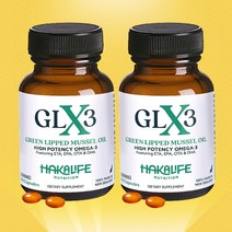 GLX3 오메가3 비타민E 함유 고용량 초록입홍합 150mg 60정 관절 뉴질랜드초록입홍합 푸른입홍합 녹색입홍합 GLX3 Green Lipped Mussel 60 Capsules