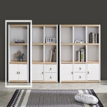 쌍둥이책상 트윈 포데오 3단 600 서랍도어 2인책상세트, 오크