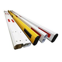 주차장 차단기 울타리 난간 바 봉 안전문 바리게이트, 노란+검은색 팔각형 기둥 10x5cm(3m)