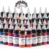 타투잉크-타이탄 0.5 온스 타투재료 염료 *27종칼라*-Ink color 온스, 1개, 초코렛브라운