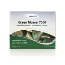 헬스업 뉴질랜드 초록입홍합오일 초록홍합오일 7500mg 60캡슐