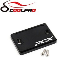 pcx 부품 호환 혼다 용 프론트 브레이크 마스터 실린더 커버 오일 리저버, 검은색, 1개