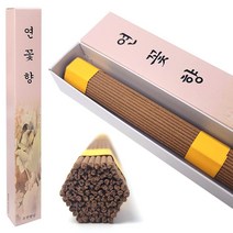 천연 연꽃향 인센스 스틱 (국산 제사향 차례 선향 분향 향불 인센스 스틱), 1개