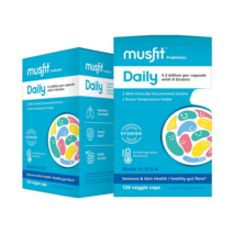 머스핏 유산균 데일리 크리스찬한센 균주 함유 개별 블리스터 포장 120캡슐 2세트