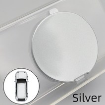 견인고리 후면 범퍼 견인 후크 커버 마즈다 3 악셀라 세단 2013- 운반 아이 트레일러 캡 하우징 쉘 페인트 자동차 액세서리, [06] Silver