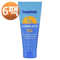 Coppertone 컴플리트 선스크린 로션 SPF 50 7.0oz, 6팩