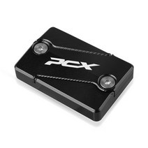 오토바이액세서리 튜닝 바이크 PCX125 오토바이 CNC 전방 브레이크 honda 용 유체 저장 캡 덮개 2022, 04 black black