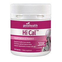 NZ 직구 Good Health Hi 비타민D Cal 하루 1-3알 리퀴드 칼슘 150capsule 1pack, 수량, 상세참조