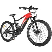 전기자전거 접이식 Accolmile 전기 산악 자전거 전기 자전거 eMTB 27.5 29 인치 48V 250W 750W Bafang Mid-, 01 Black - Red, 02 750W  840Wh