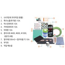 UV 코팅제 프리미엄 자동차라이트복원 라이트복원 헤드라이트복원 헤드라이트복원키트 DIY 단품 세트, 헤드라이트 복원 세트