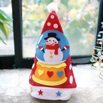 스투피드 크리스마스 산타 모자 만들기 (스노우볼), 단품