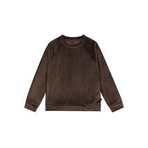 안다르 소프트 벨벳 맨투맨 세피아브라운