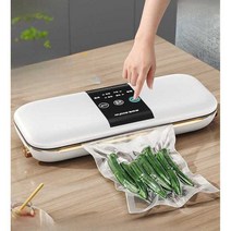 식품 음식 진공포장기 씰링 기계 가정용 압축기, (진공백 10개 증정)펄화이트