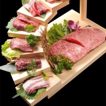 계단식 우드 스시 나무 선반 회 고기 플레이팅 접시