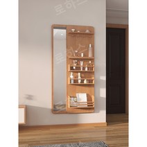 벽걸이 전신겨울 인테리어 원목 수납형 슬라이딩 거울, 다른, 예, G