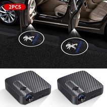 자동차 페달 패드 LED 도어 웰컴 라이트 장식 조명 푸조 206 207 RCZ GT 307 3008 2008 308 407 408 508 301 208 106, [02] 2Pcs