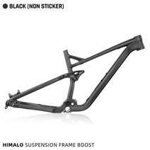 스페셜라이즈드 알레 스프린트 워터 이펙트 프레임 HIMALO 자전거 프레임 전체 서스펜션 부스트 트레일 End, 29x17, 01 black no logo_01 29x17