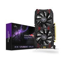 AISURIX 라데온 RX 5500 XT 8gb GDDR6 그래픽 카드