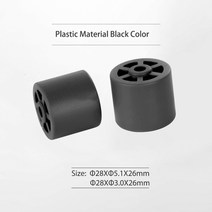 캣휠 고양이 미니 캣휠 캣타워 놀이기구 캣워크 스크래처 고무 앰프 플라스틱 브래킷 휠 homag biesse scm nanxing edge banding machine 240, 플라스틱 블랙 색상, d28xd5x26mm