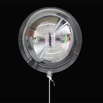 플라워미츄 투명 버블 풍선 PVC 데코 클리어 파티 8인치~36인치, 18인치(30~35), (풍선)