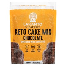라칸토 Lakanto 케토 케이크 믹스 초콜릿 250g(8.8oz), 1개