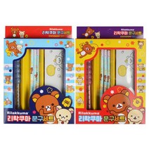 4000 리락쿠마 문구세트 색상랜덤, 단품