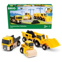 BRIO WORLD (브리오 월드) 공사 차량 세트 대상 연령 3 세 ~ (전철 장난감 목제 레일) 33658