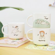 E-An스토리 빨강머리앤 라운드머그, 1개, 엔조이