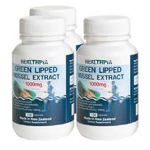 뉴질랜드 헬스피아 초록홍합 1000mg 100캡슐 x3 초록입홍합 추출물 오메가오일 천연비타민, 3box