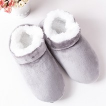 온라인 겨울용 가정용 슬리퍼 남성용 스웨이드 플러시 바닥 레이지 신발 홈 빅 사이즈 47, [01] 6, 06 grey_01 6