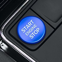 폭스바겐 아테온 파사트GT 티구안 엔진 스타트버튼 커버 몰딩 실내 인테리어 용품, 4.버튼몰딩(블루)