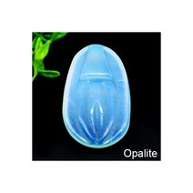 천연 크리스탈 조각 근원 동상 치유 영기 보석 석영 외음부 입상 차크라 마사지 도구 방 장식품 1개, 1pcs, Opalite