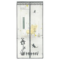 정원 그림 방문 자석 모기장 (90x210) 문방충망 현관입구 방문형, 상세페이지 참조, 상세페이지 참조