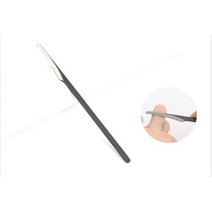 날카로운 가죽 스카이빙 나이프 DIY 공예 안전 절단 트렌치 씬 프로 조각 각질 제거 도구 4 가지 스타일, D