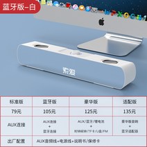 게이밍사운드바 스피커바 5.1채널스피커 블, 화이트【블루투스 + 코드 삽입 가능】