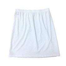 새틴 실크 롱 스커트 여성 신축성 드레스 숏 페티코트 스트레치 이너 소프트 하프 슬립 레이디 액세서리