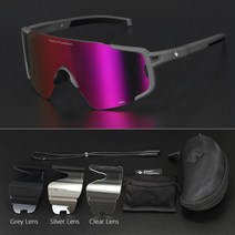 보호안경고글 도로 자전거 고글New Sweet Protection Ronin 4 렌즈 자전거 안경 남성 여성 Sun Glasses Mou, 04 C4