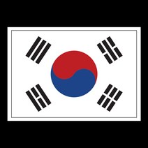차량용 스티커 데칼 흠집 스크래치 가리기 태극기 중