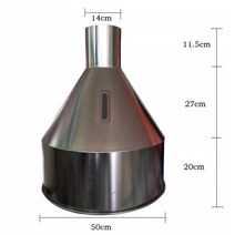 입구넓은깔대기 스텐깔대기 호퍼 53L 대형 스테인레스, 304 53L 하부길이14cm