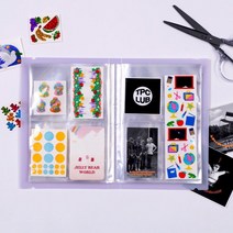 라벤더 감성 포켓 포토 사진 보관함 시간관리 일기 중학생 직장인